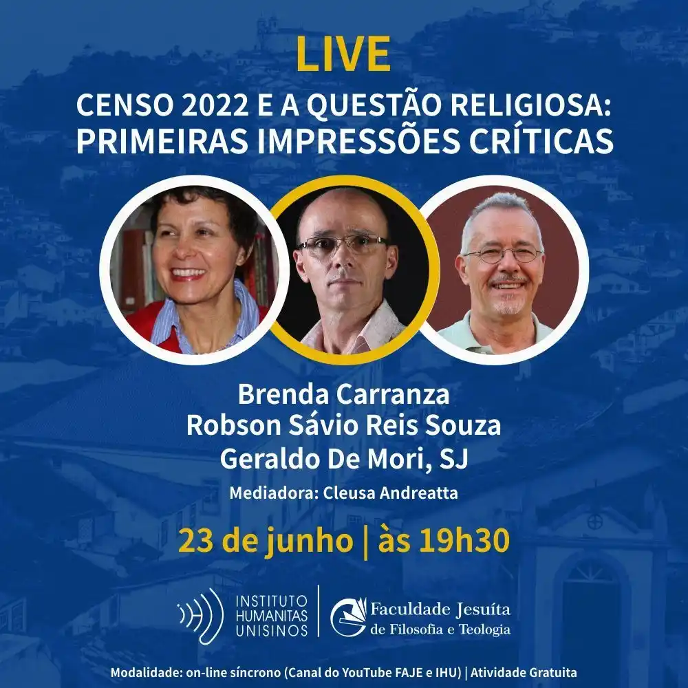 Image from IHU: *Censo 2022 e a questão religiosa: primeiras impressões críticas* 📍...