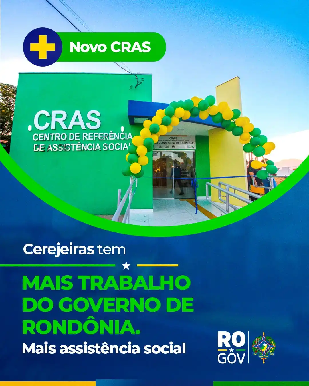 Image from Governo de Rondônia: ✅ Cerejeiras tem mais trabalho do governo de Rondônia! É mais assistê...