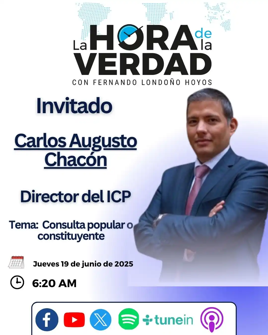 Image from LA HORA DE LA VERDAD: <a class="text-blue-500 hover:underline cursor-pointer" href="/hashtag...