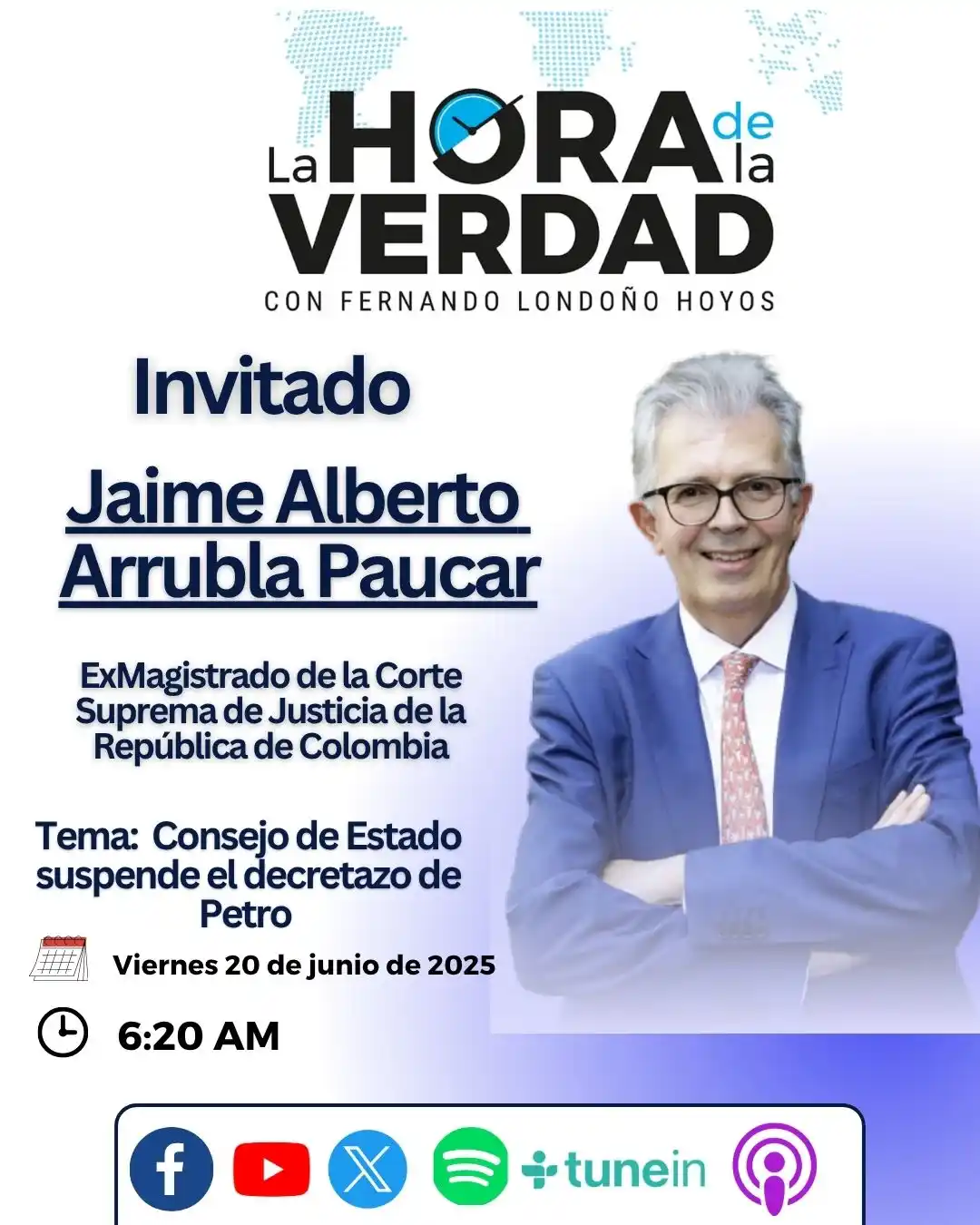 Image from LA HORA DE LA VERDAD: 🎙️ <a class="text-blue-500 hover:underline cursor-pointer" href="/has...