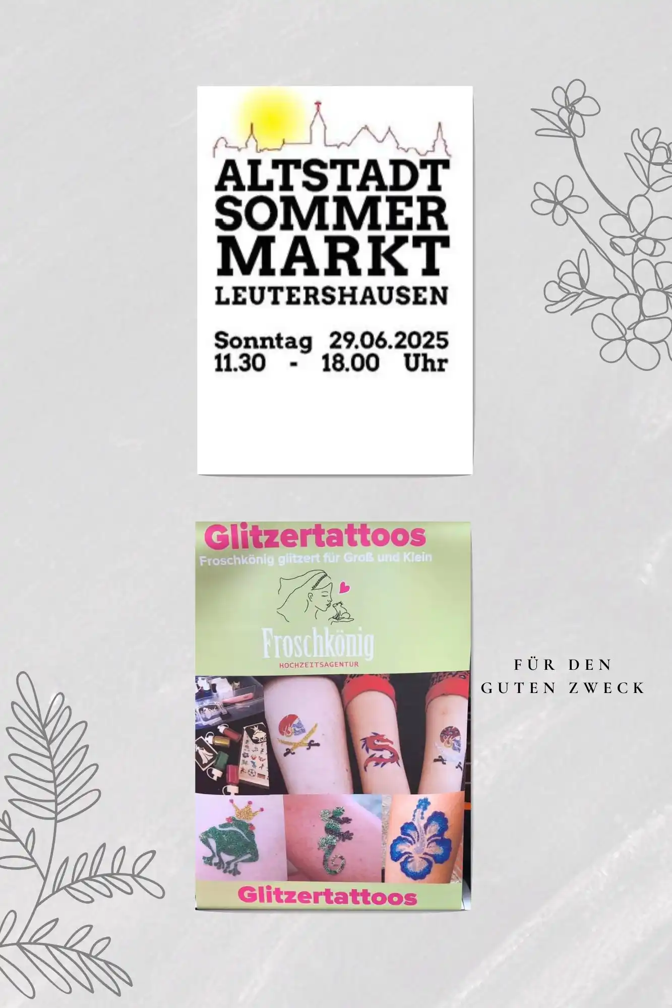 Image from regionaL Leutershausen: *Froschkönig Hochzeitsagentur* _Eventplanerin Sigrid Ehrhardt_  Glitze...