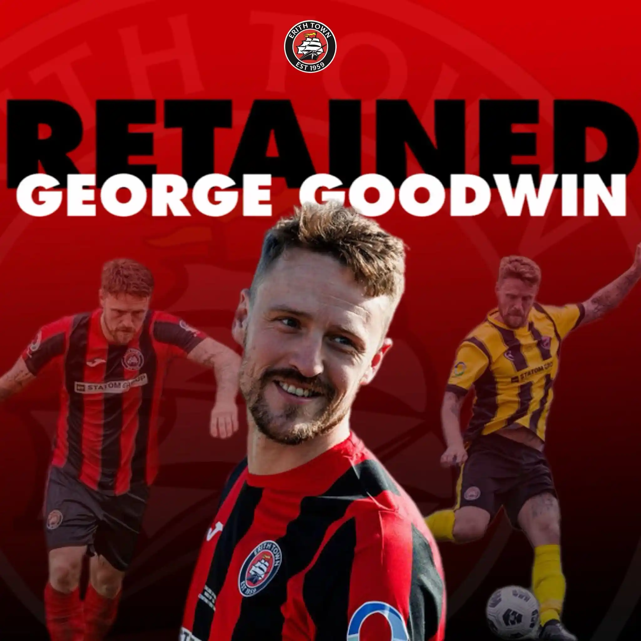 Image from Erith Town FC: ✍️ | GOODWIN COMMITS  It’s Monday morning, so what a great way to star...