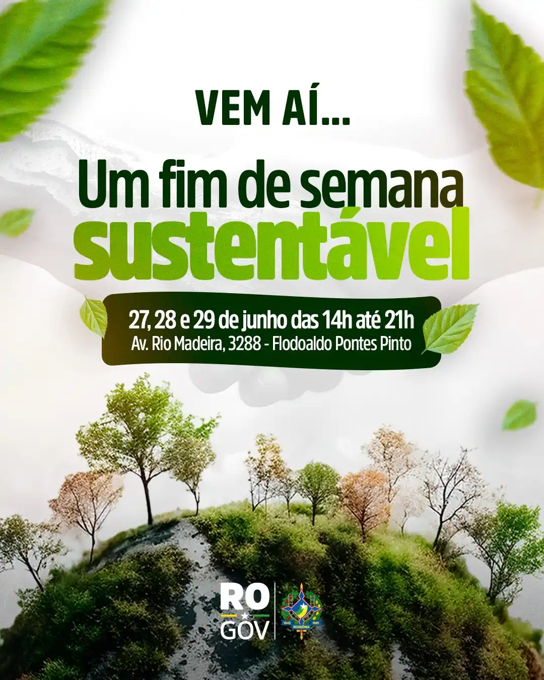Image from Governo de Rondônia: 😉🌍 Junho ainda não acabou e a conscientização ambiental também não! ...