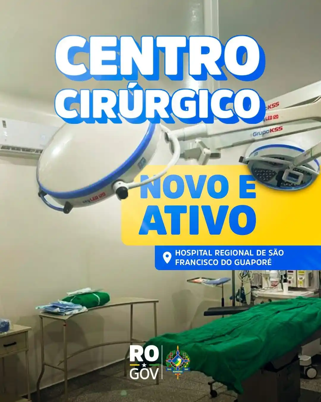 Image from Governo de Rondônia: 👏 Mais saúde para São Francisco do Guaporé!  🏥 O Hospital Regional a...