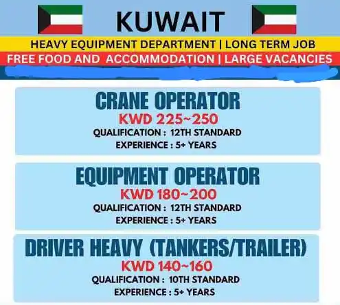 Image from KHAN Latest Job Alerts & Employment Updates Atitude Test & Job Interview Guide Work From Home: *New Jobs In Kuwait 🇰🇼* *1* : Heavy Driver  *2* : Grader Operator  *...