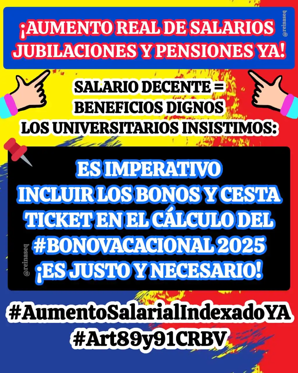 Image from 🎓 reinaseq ✊🏼: 🚨 ¡NO MÁS HUMILLACIÓN LABORAL! || REITERAMOS NUESTRA EXIGENCIA DE INC...