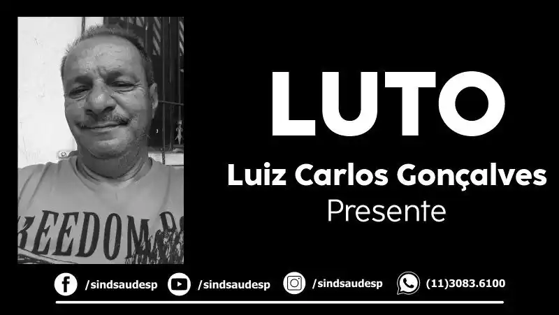 Image from SindSaúde-SP: *NOTA DE PESAR |* É com pesar que o SindSaúde-SP informa o falecimento...