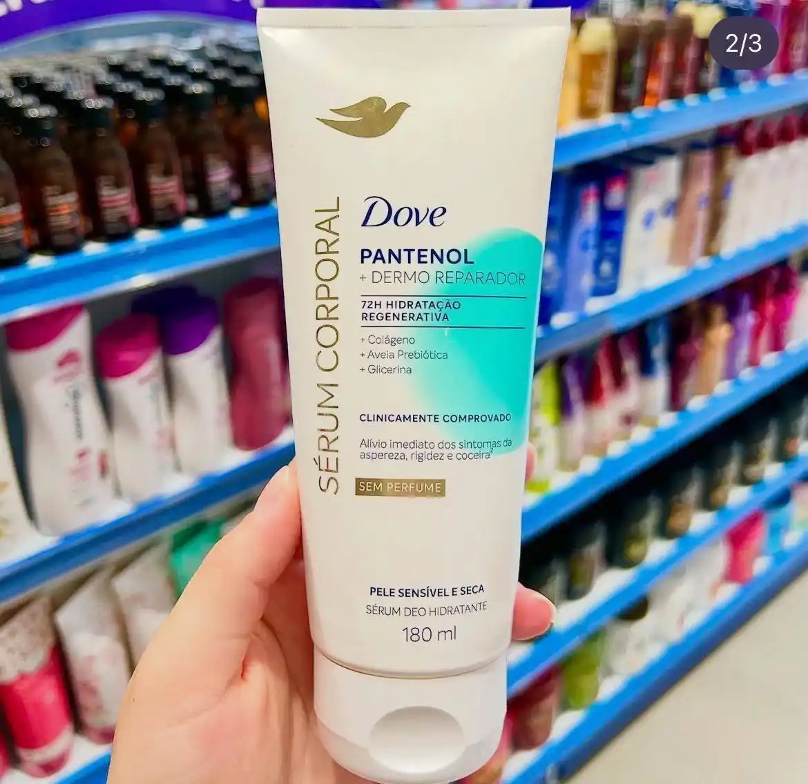 Image from OFERTÔMETRO 🛍️ cupons e promoções absurdas: 🚨 Oferta Amazon Dove Sérum Hidratante sem Perfume Pantenol + Dermo R...