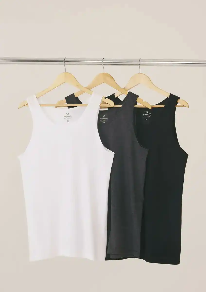 Image from OFERTÔMETRO 🛍️ cupons e promoções absurdas: 🚨 Oferta Mercado Livre  Kit 3 Regatas Masculinas Básicas Slim Hering ...