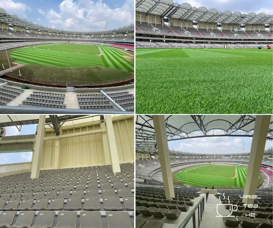 Image from Viral Tea Ke: Photos of the interior of the revamped Kasarani Stadium, which will ho...
