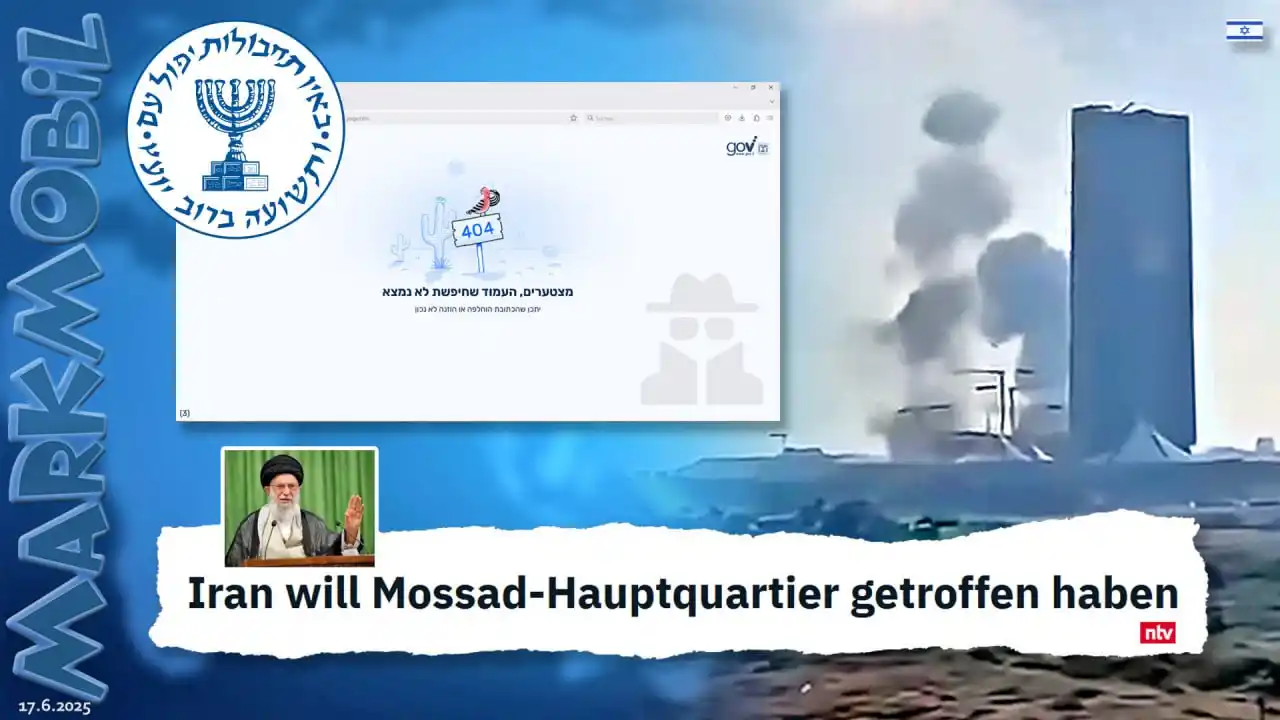 Image from Wenn Medien lügen: *+ + + E I L M E L D U N G + + +* Der Iran hat heute das Hauptquartier...