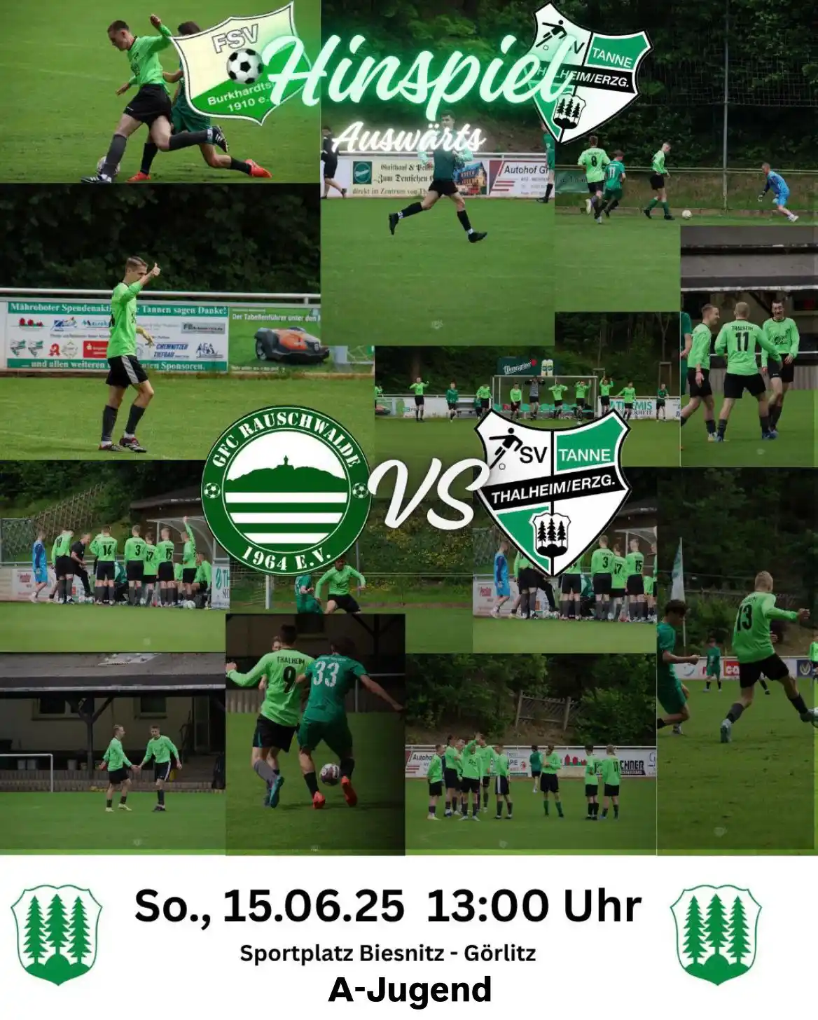 Image from SV Tanne Thalheim Abtl. Fußball 🌲🌲🌲: *Relegation zur Landesklasse – Hinspielwochenende steht bevor!* 💚🤍  ...