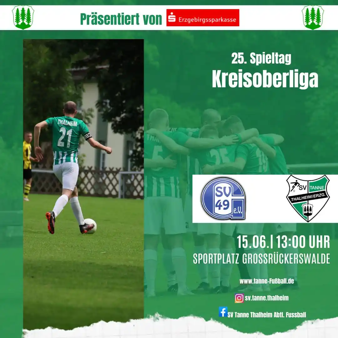 Image from SV Tanne Thalheim Abtl. Fußball 🌲🌲🌲: Tanne 2 reist zum letzten Auswärtsspiel in dieser Saison! 🚎  *Kreisob...