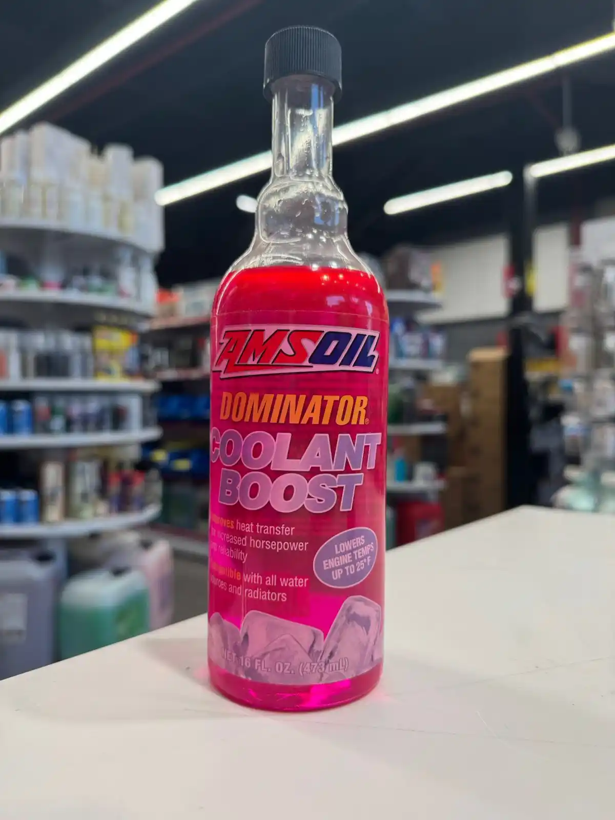 Image from كاربوست  Carboost Channel: 🔥💧 تبريد فائق لأداء أقوى! مع AMSOIL Dominator Coolant Boost، حرارة ا...