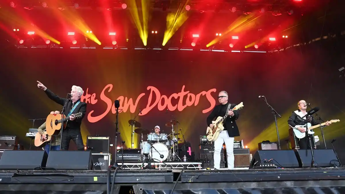 Image from Irish Examiner: *The Saw Doctors review: Fans in Cork got everything they came for and...