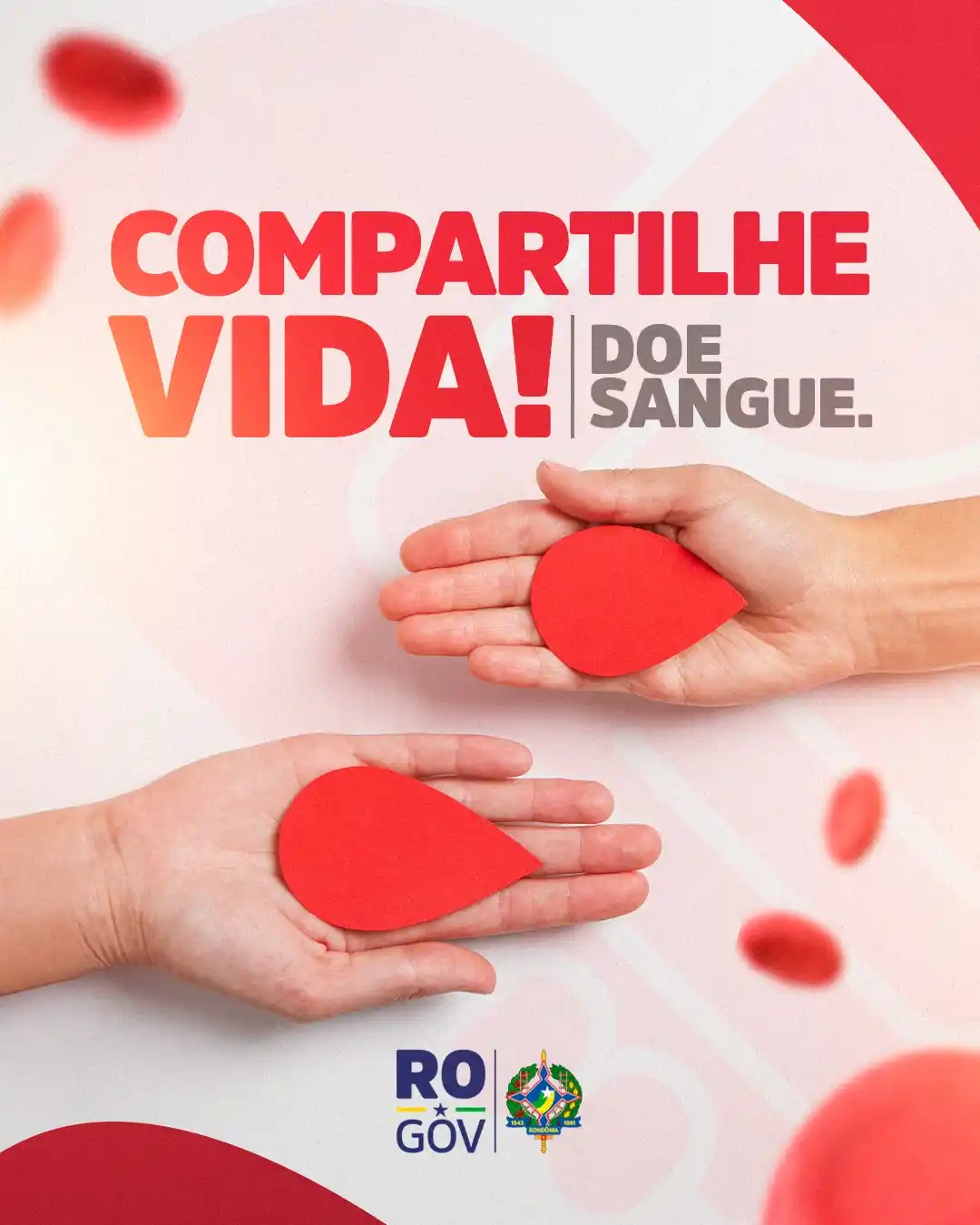 Image from Governo de Rondônia: Uma única doação pode salvar até quatro vidas. Em um momento em que os...