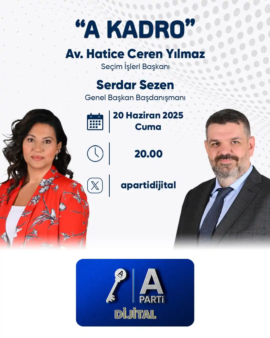 Image from Yavuz Ağıralioğlu Duyuru: 📢 A Kadro  Her hafta farklı bir konukla ülkemizin gündemini, siyaseti...