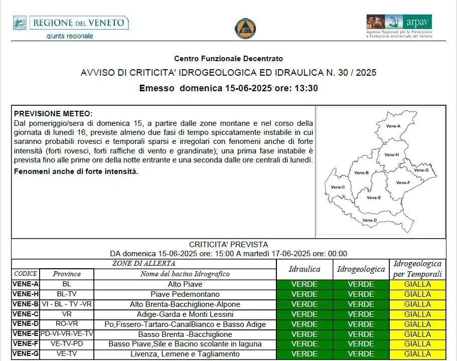 Image from GUARDIA COSTIERA LAGO DI GARDA 🇮🇹: ⚠️ALLERTA METEO🌧️ PER OPPORTUNA INFORMAZIONE, VISIONE E MASSIMA DIVU...