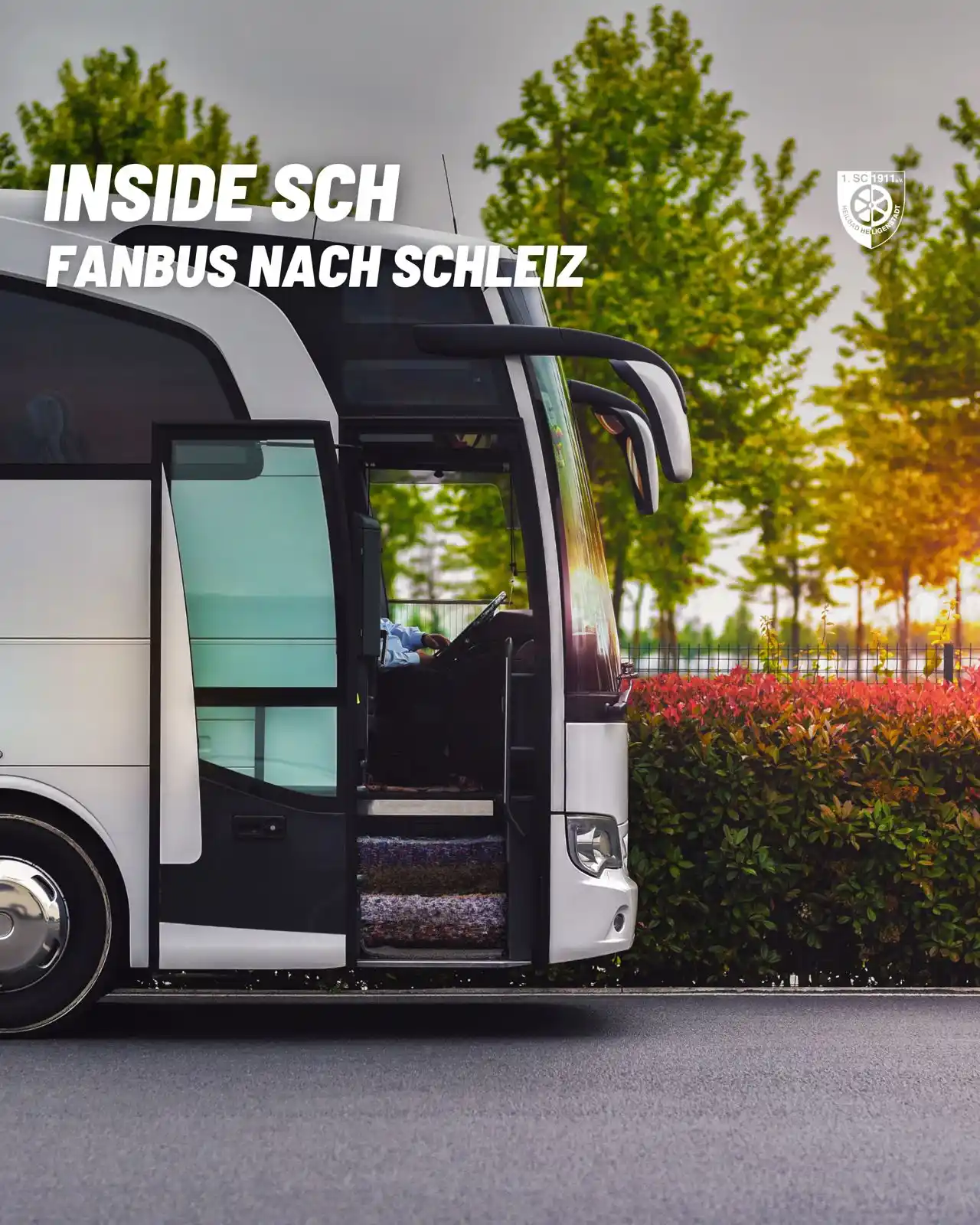 Image from 1. SC 1911 Heiligenstadt News: ‼️ AUF NACH SCHLEIZ ‼️ 🎉 Fanbus zum letzten Auswärtsspiel – wir fahre...