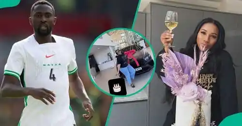 Image from Legit.ng Sports News: *Birthday Bliss! Ndidi May Have Surprised Wife With ₦300M Bentley Bent...