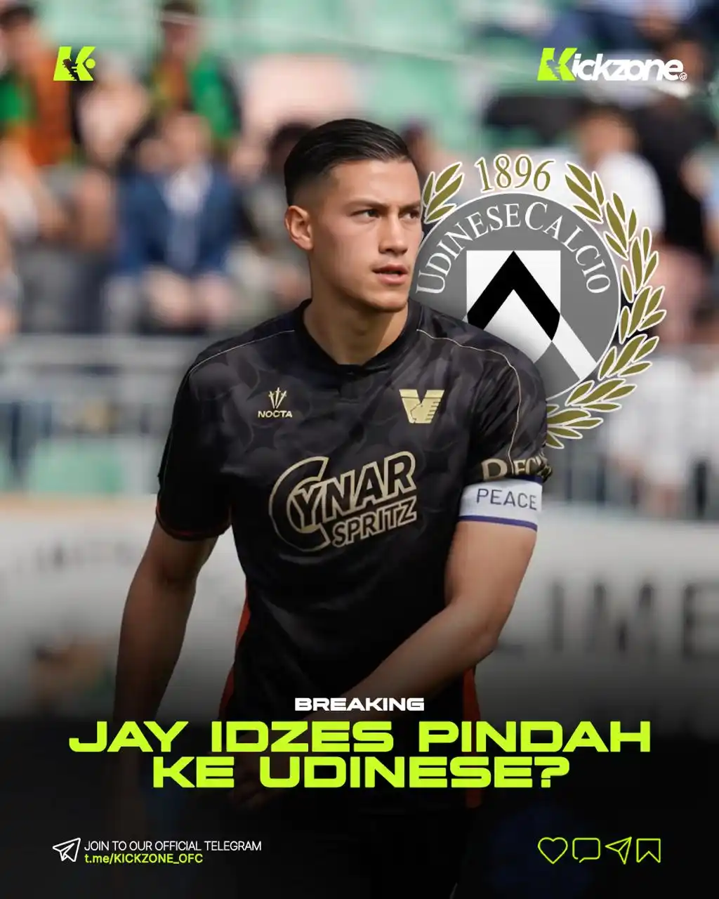Image from KICKZONE OFFICIAL: 🚨 BREAKING! Jay Idzes masuk radar Udinese!  Klub Serie A itu udah mul...