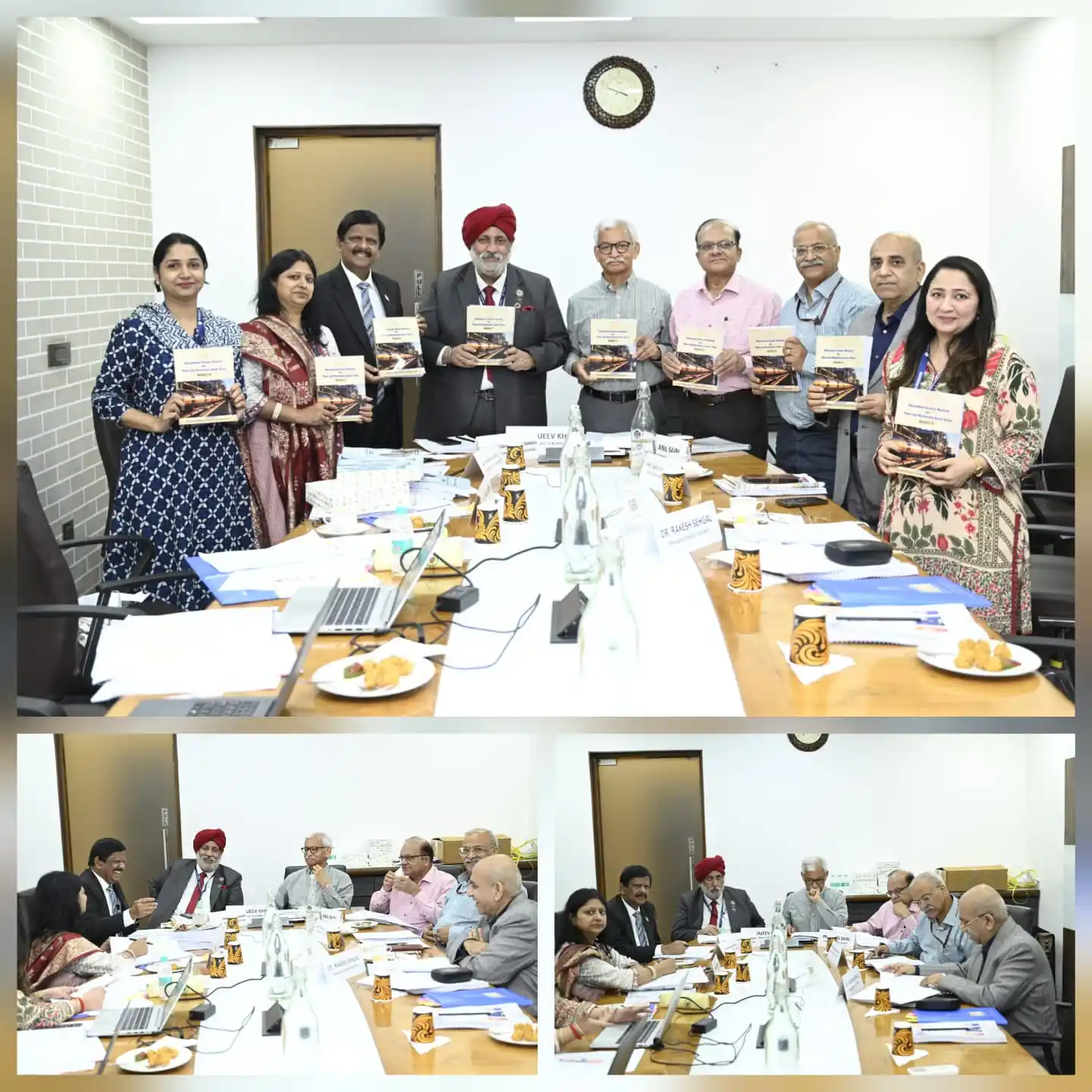 Image from ICAI-The Institute Of Chartered Accountants Of India: CA.Charanjot Singh Nanda, President ICAI with CA. Prasanna Kumar D., V...