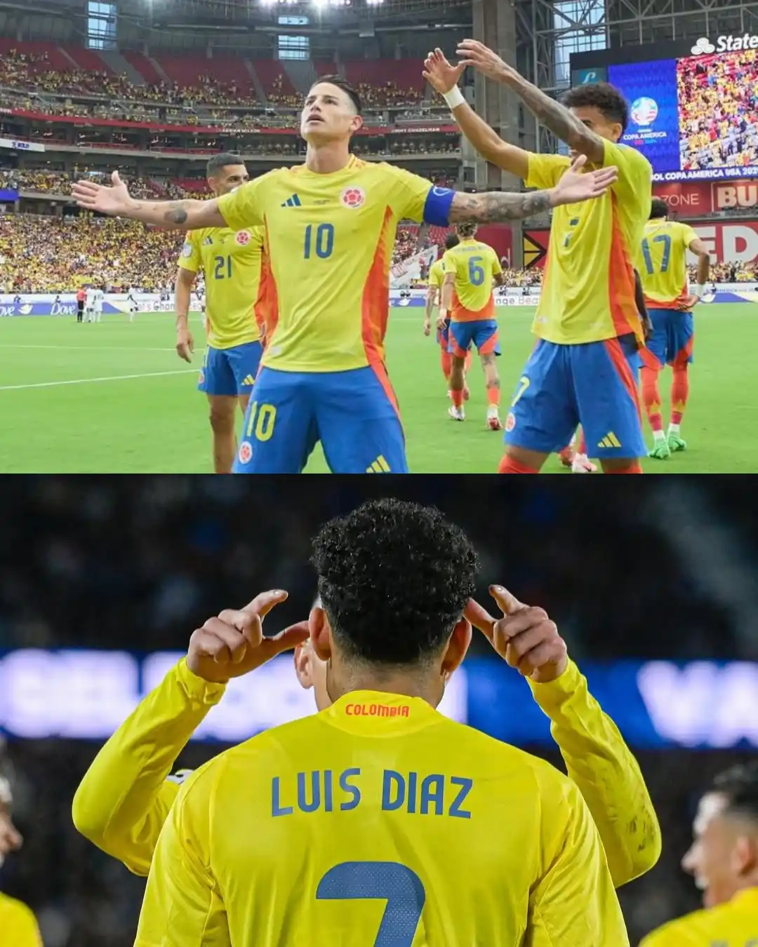Bolavip | Luis Díaz post