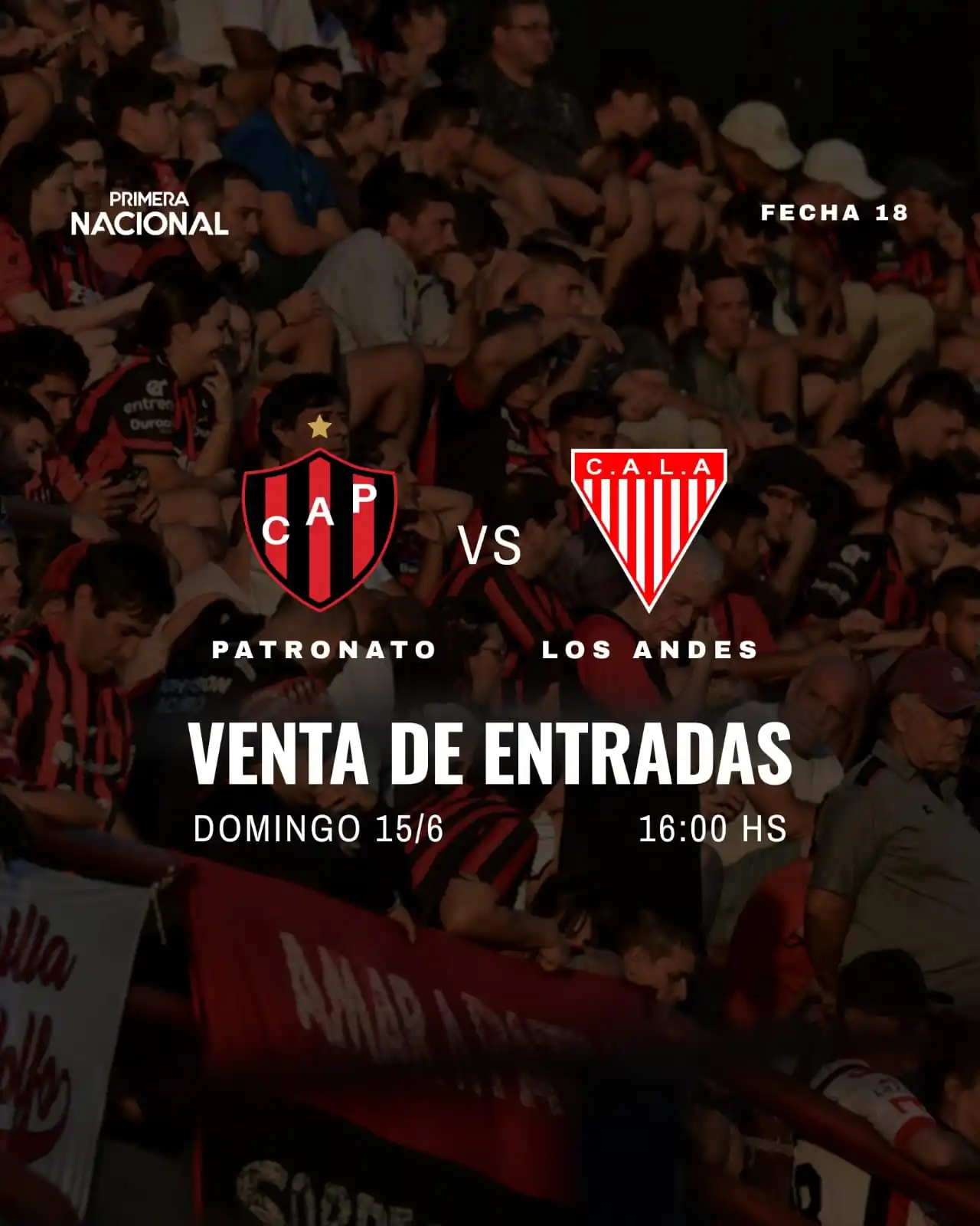 Image from Club Atlético Patronato: 🏟 ¡Comenzamos la segunda rueda en casa! 🎫 Este viernes comienza la ...