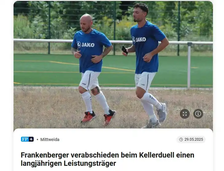 Image from SV Barkas Frankenberg: Der heutige Blick in den Pressespiegel (FP) mit der Vorschau auf das m...