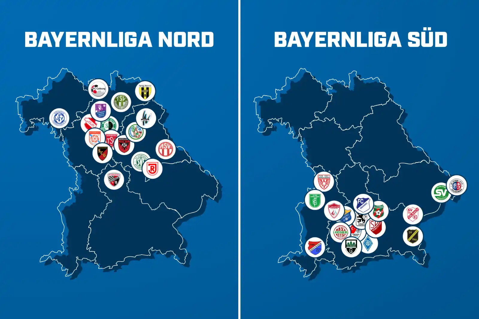 Image from Bayerischer Fußball-Verband (BFV): Der Verbands-Spielausschuss hat die beiden Bayernligen für die Saison ...