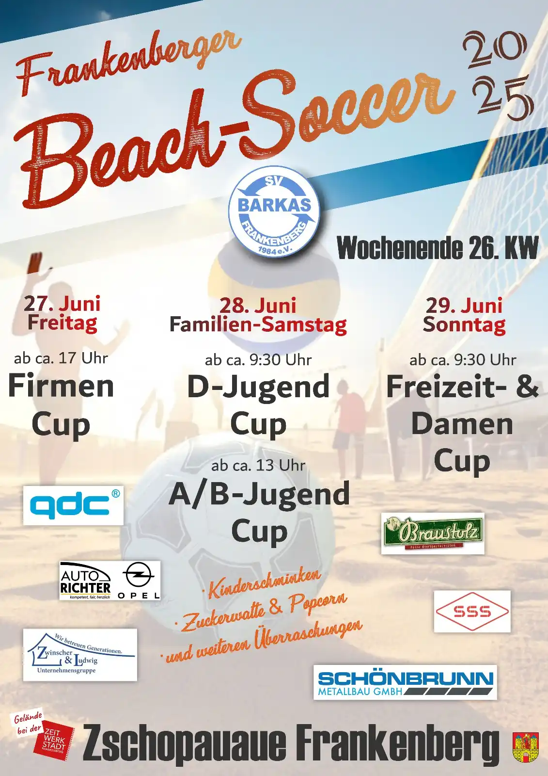 Image from SV Barkas Frankenberg: die Turniereinteilung für den Beachsoccer 2025 vom *27. bis 29.06.202...