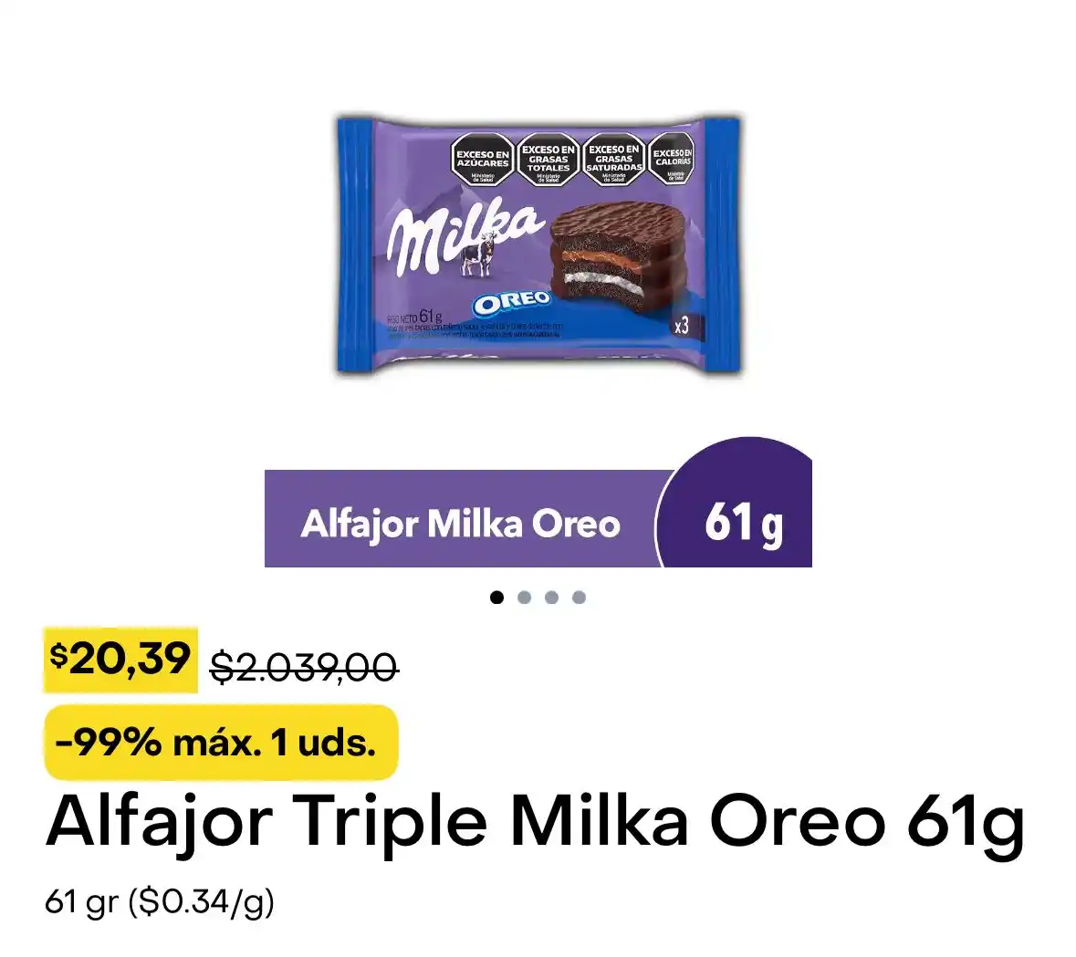 Image from Rappi - Promos y Cupones 🤑: 🏆Ganador del mundial de alfajores con 99% en Turbo Market con el cupó...