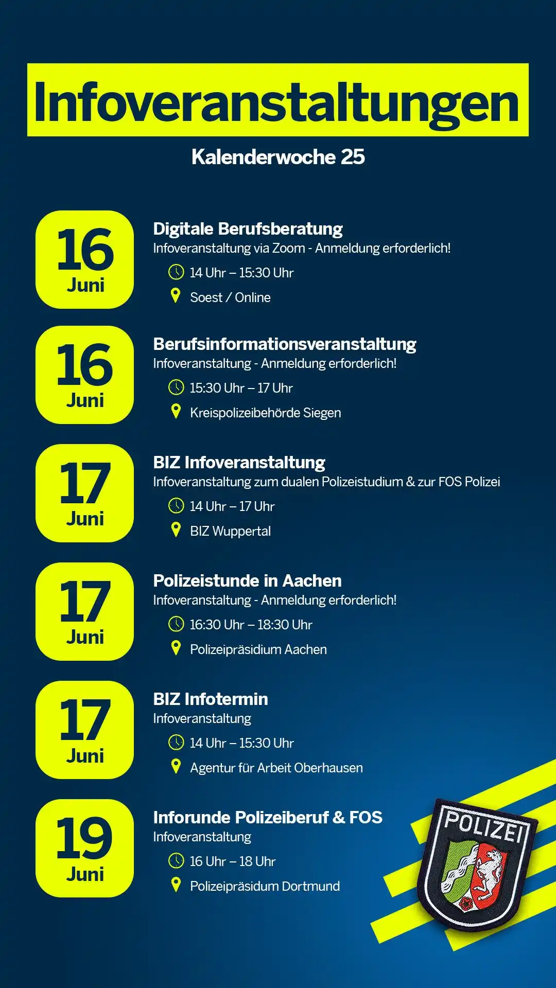 Polizei NRW Karriere  post