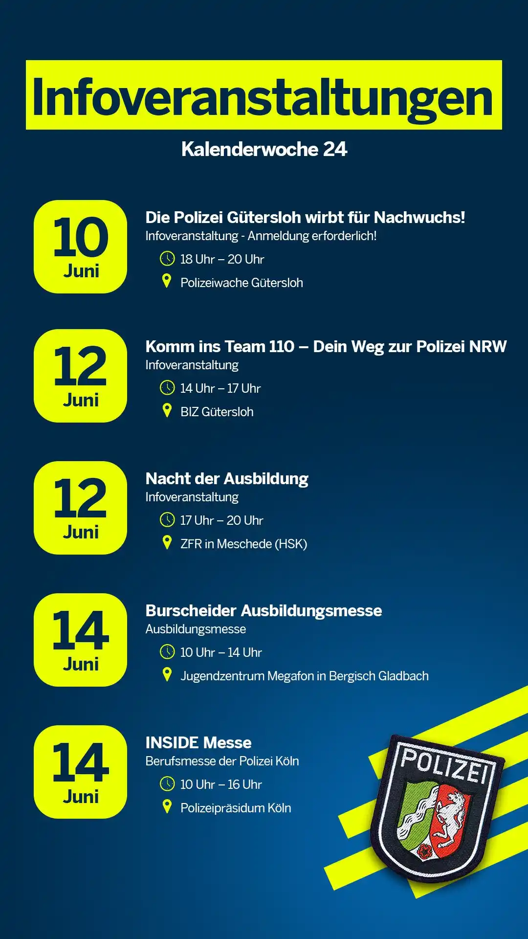 Polizei NRW Karriere  post