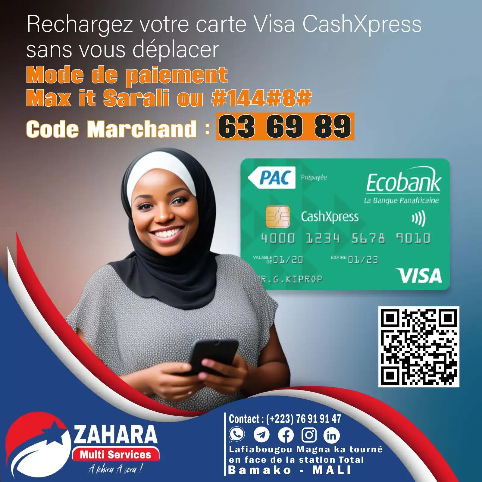 Image from Zahara Multi Services: 🕌 Jummah Mubarak à tous !  Profitez de ce jour béni pour faciliter vo...