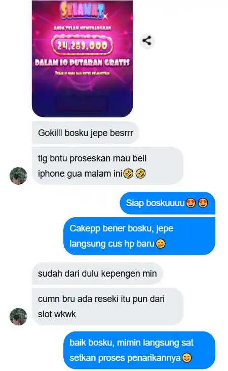 INFO SLOT TERKINI post