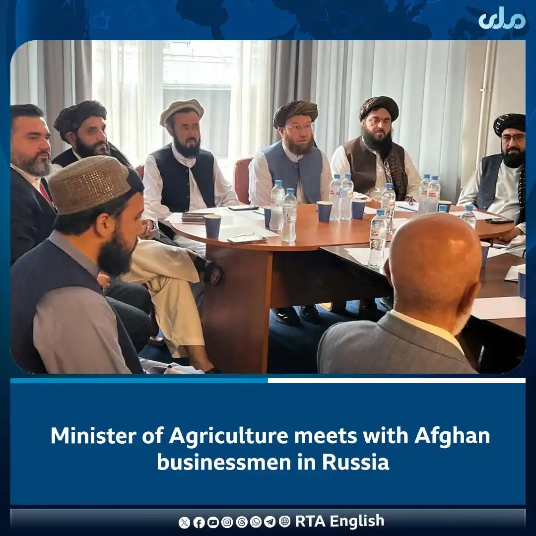 Image from RTA English: Mawlawi Attaullah Omari, Minister of Agriculture, Irrigation, and Live...