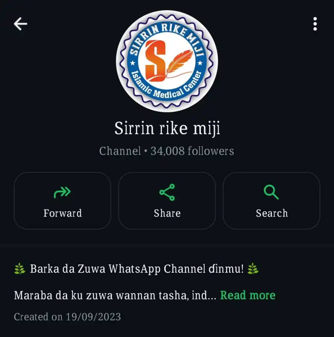 Image from Sirrin rike miji: 📢 MUN BUDE SABON WHATSAPP CHANNEL!  Yanzu zaku iya shiga cikin channe...