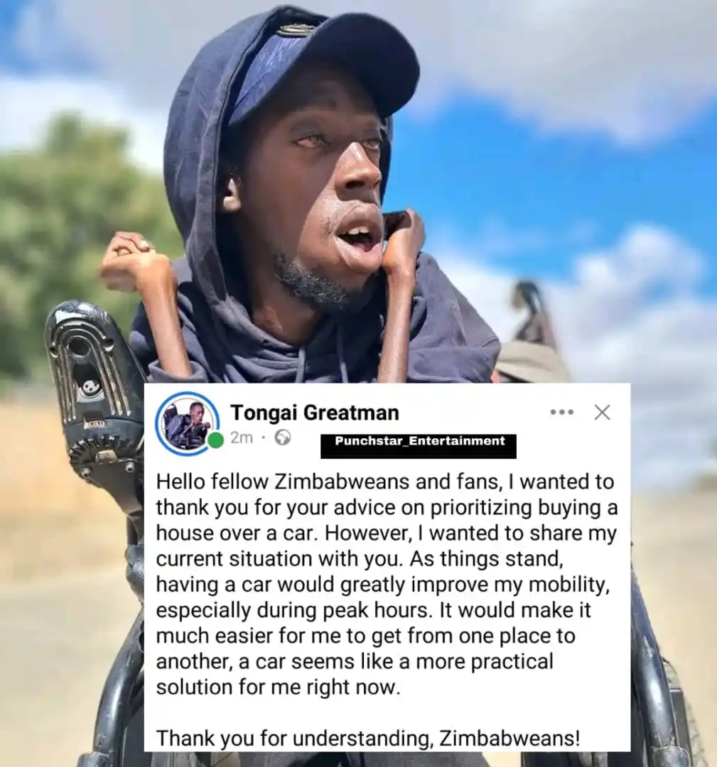 Image from Punchstar Entertainment Media: NEWS>>>>Musician Greatman responds to fans who were encouraging him to...