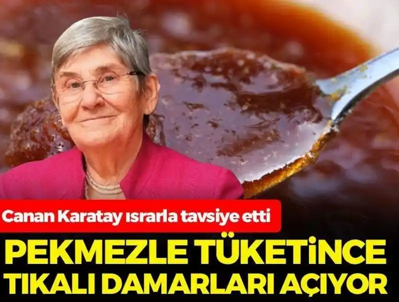 Image from posta.com.tr: PEKMEZLE TÜKETİNCE TIKALI DAMARLARI AÇIYOR  💥Canan Karatay ısrarla ta...
