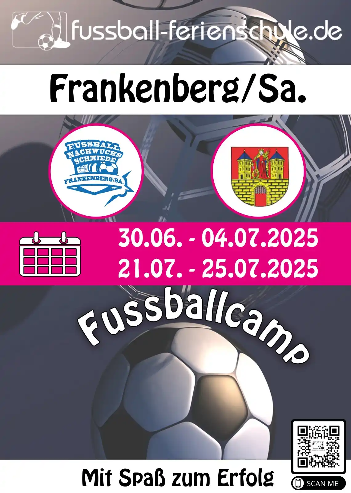 Image from SV Barkas Frankenberg: +++ letzte Buchungsphase der Fußballcamps in den Sommerferien 2025 ein...