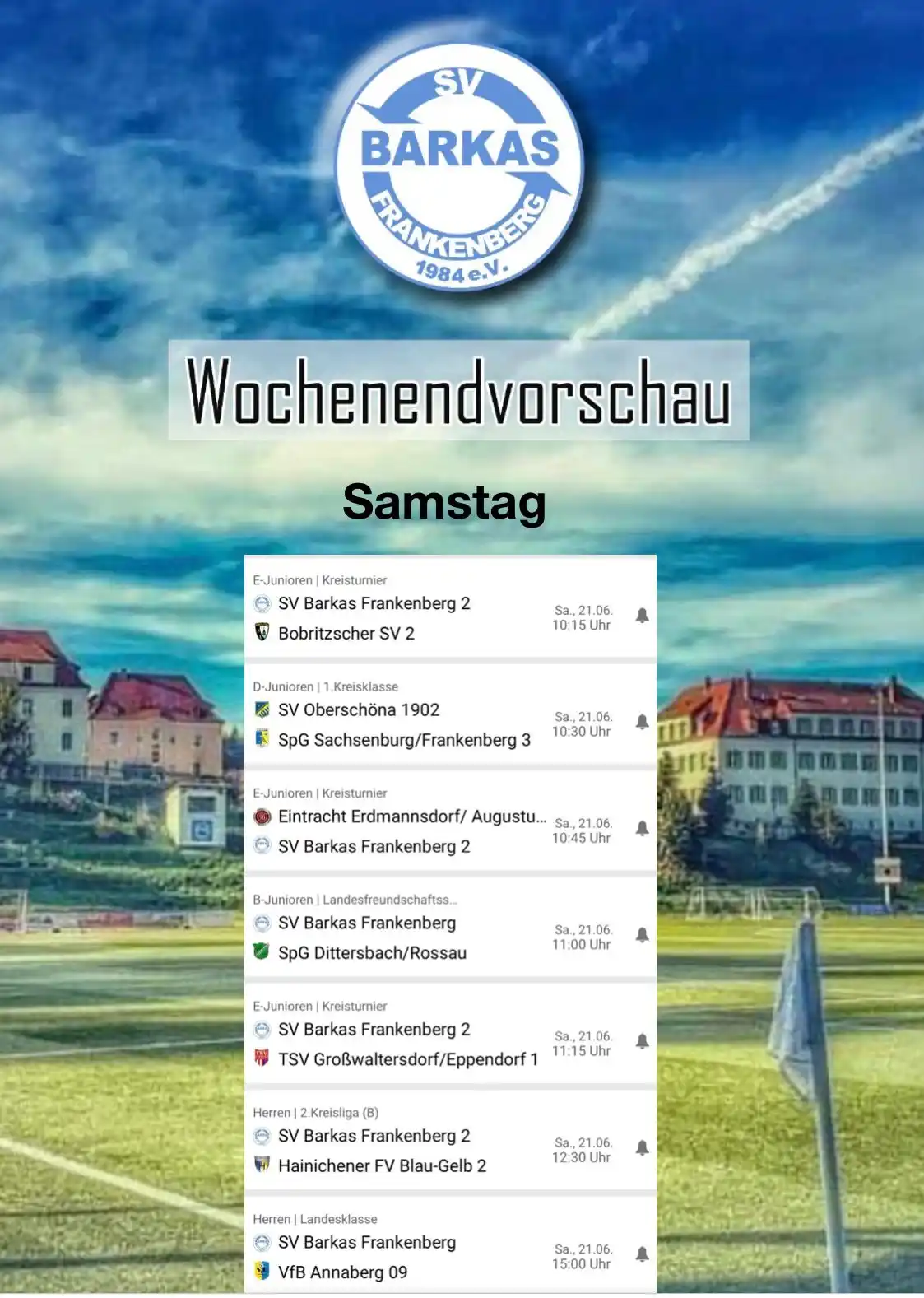 Image from SV Barkas Frankenberg: +++ Wochenendvorschau +++  _the last dance_ 🕺🏻💃🏻 - Pflichtspiele 2...