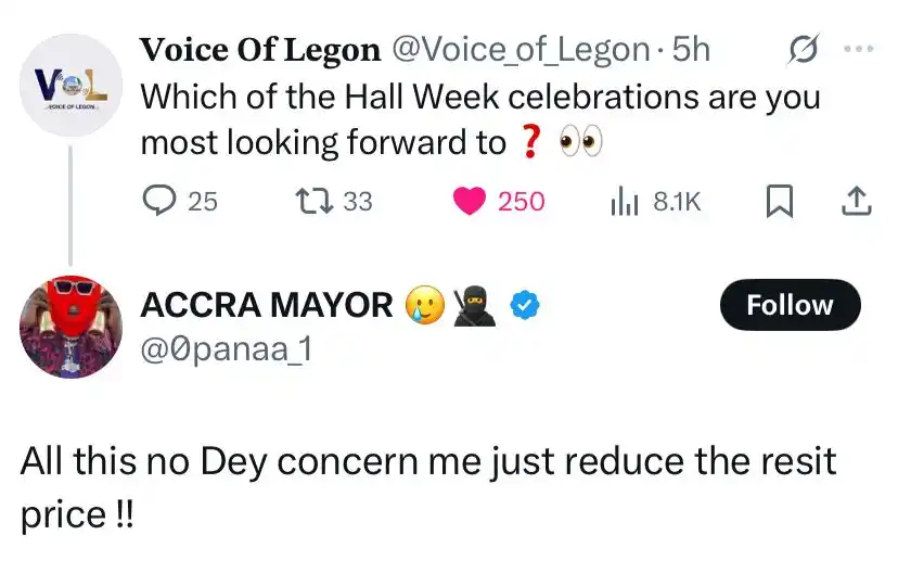 Voice of Legon post