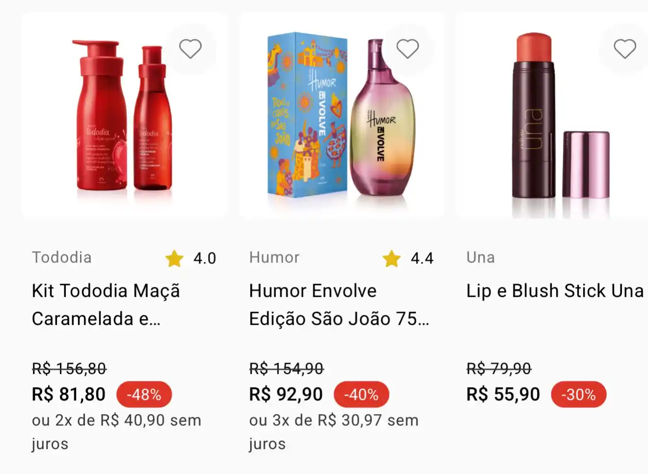 Image from Promos do Danilo: Produtos Natura com muito desconto e se voce entrar pelo link e adicio...