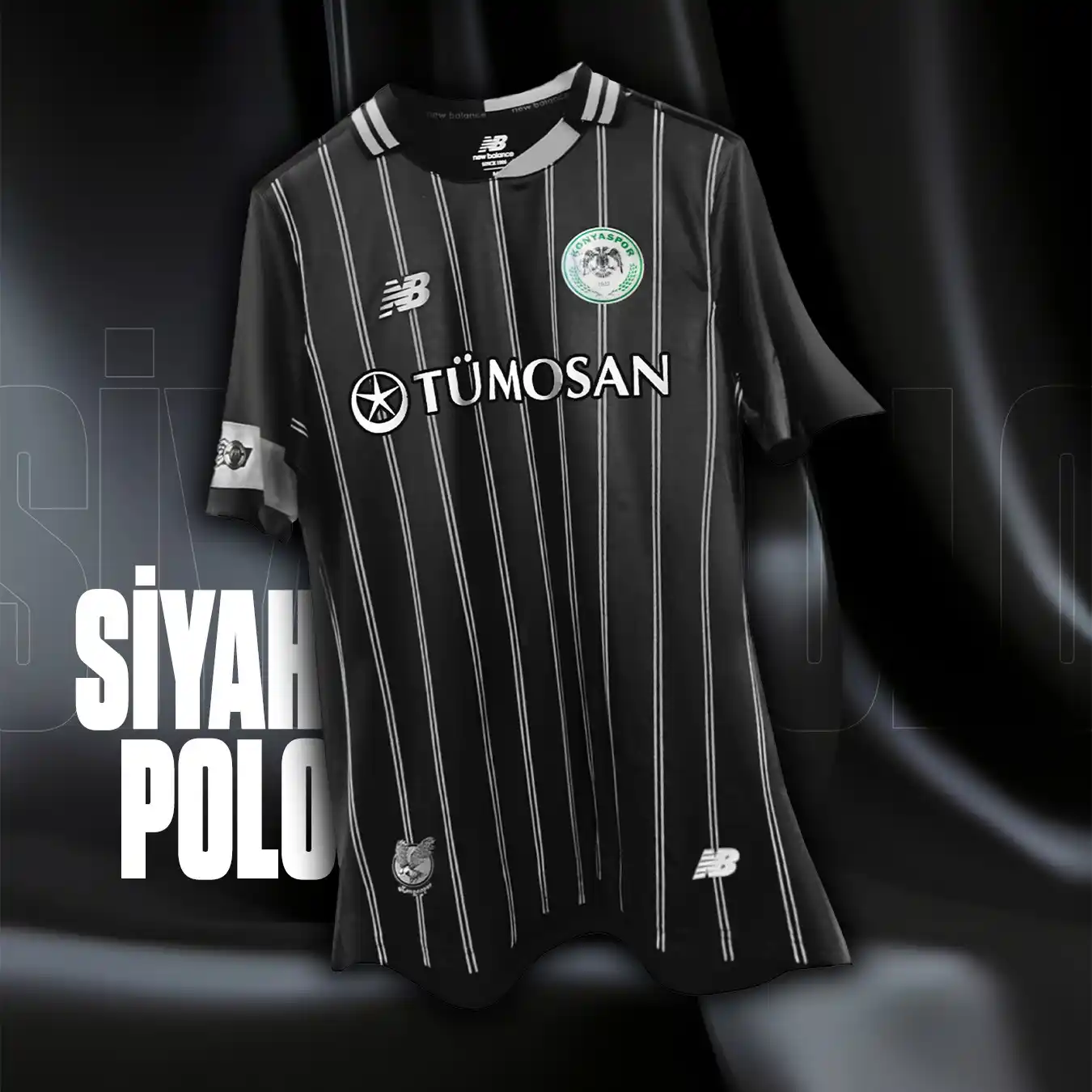 Image from Konyaspor: 'Siyah Polo' forma ile sahadayız! ✅ <a class="text-blue-500 hover:unde...