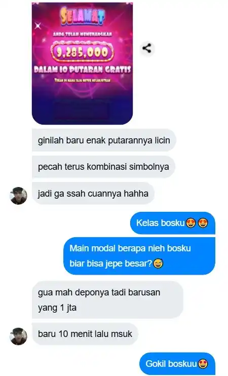 INFO SLOT TERKINI post