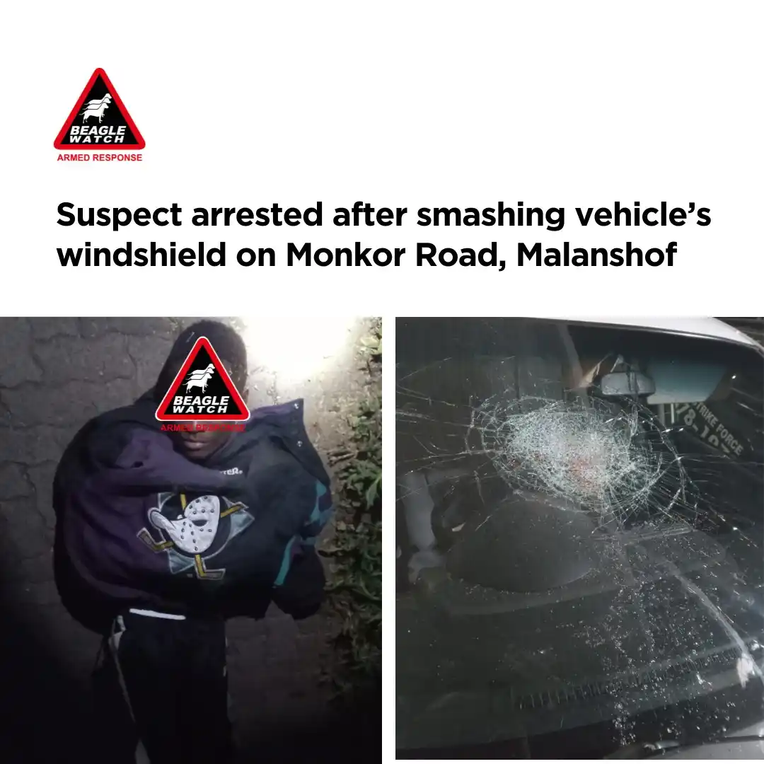 Image from Beagle Watch Armed Response: *Suspect arrested after spike in incidents on Monkor Road* On Wednes...