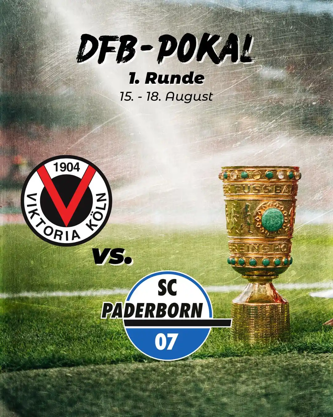 Image from FC Viktoria Köln 1904: 𝐖𝐢𝐫 𝐟𝐫𝐞𝐮𝐞𝐧 𝐮𝐧𝐬, SC Paderborn! 😎⚽️ Wir treffen in der 1. ...