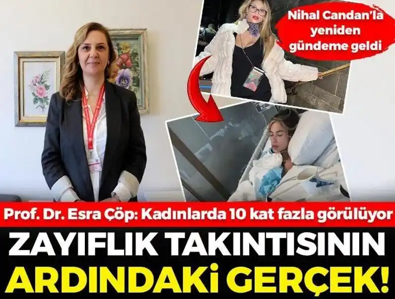 Image from posta.com.tr: ZAYIFLIK TAKINTISININ ARDINDAKİ GERÇEK! 📌Prof. Dr. Esra Çöp: Kadınla...