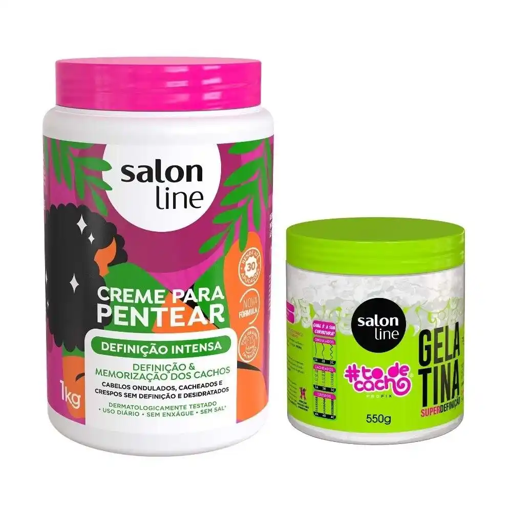 Image from miau promos. 💗🎀: *🛍️ 31% OFF!*.  Kit Definição Gelatina Todecacho 550g + Creme para Pe...